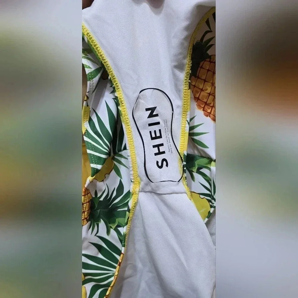 Shein, Size 3xl (18), High Waisted Pineapple Bikini Swim Bottom - Picture 5 of 16